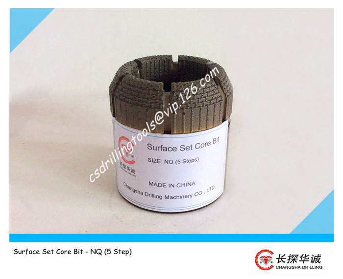 Surface Set Core Bit - NQ (5 Step)