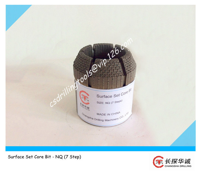 Surface Set Core Bit - NQ (7 Step)