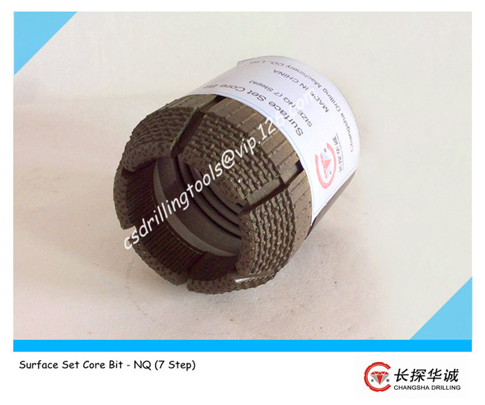 Surface Set Core Bit - NQ (7 Step)