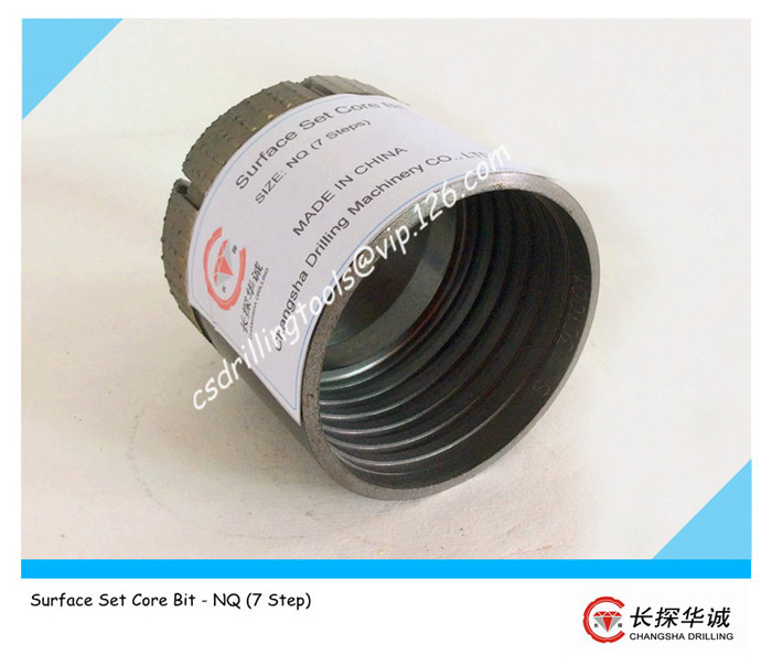 Surface Set Core Bit - NQ (7 Step)