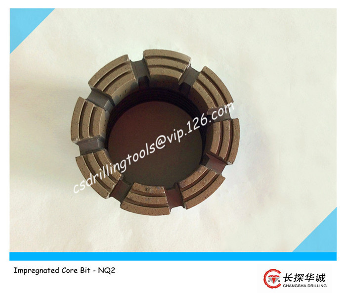 NQ2 Impregnated diamond bit NQ2 Impregnated diamond bit