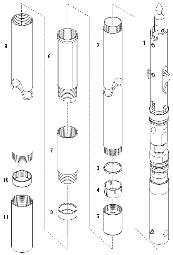 HQ Core Barrel and Overshot Assembly