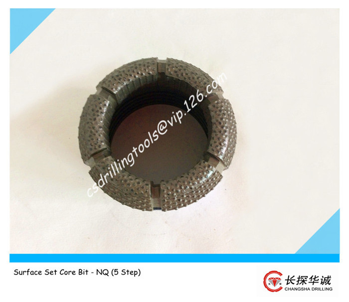 Surface Set Core Bit - NQ (5 Step)