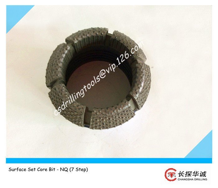 Surface Set Core Bit - NQ (7 Step)