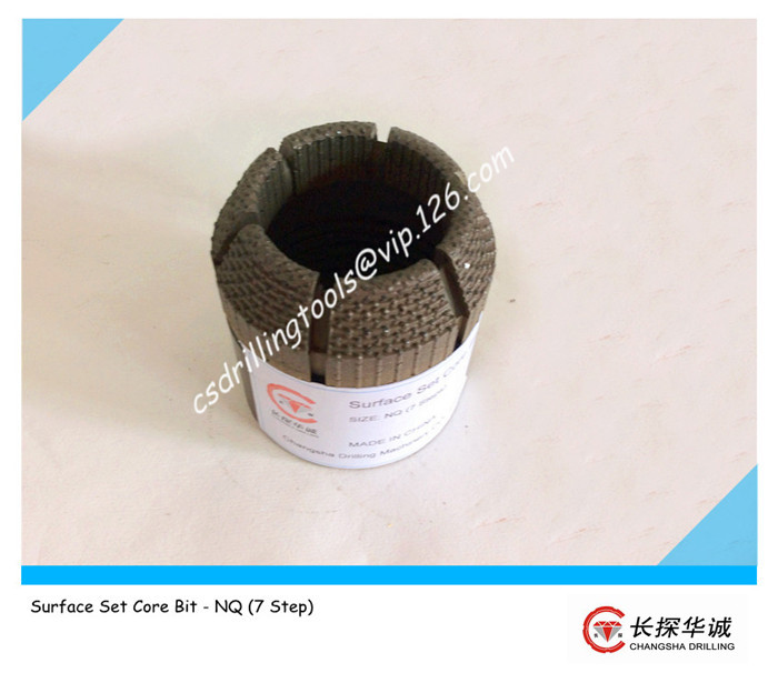 Surface Set Core Bit - NQ (7 Step)