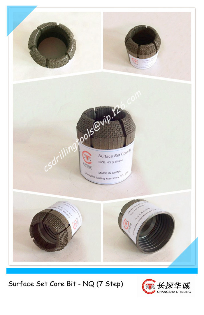 Surface Set Core Bit - NQ (7 Step)
