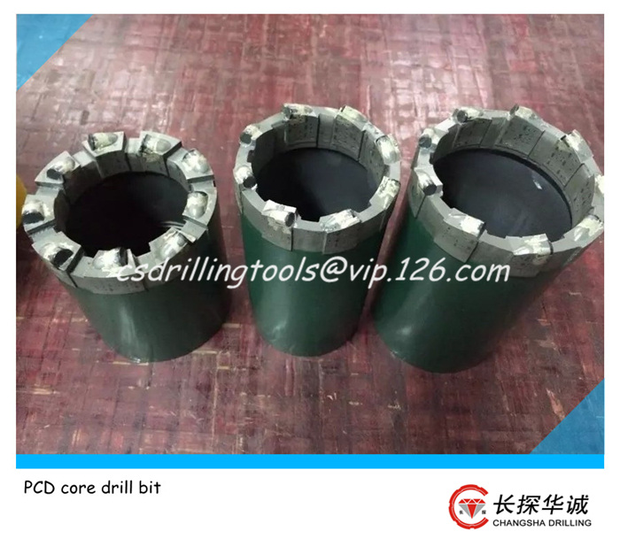 PCD core drill bit