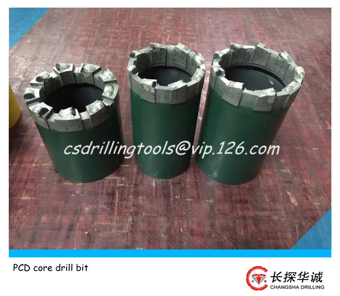 PCD core drill bit